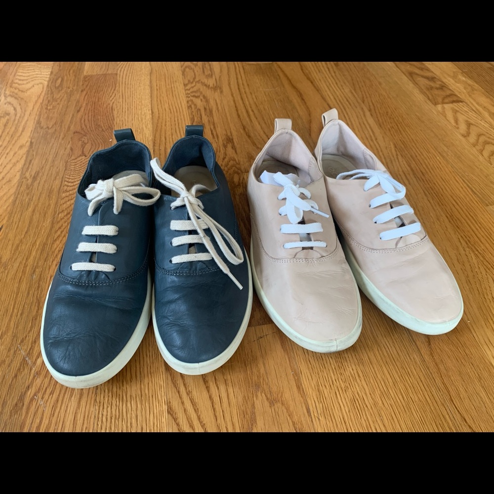 2 Pairs of Ecco Soft Leather Sneakers